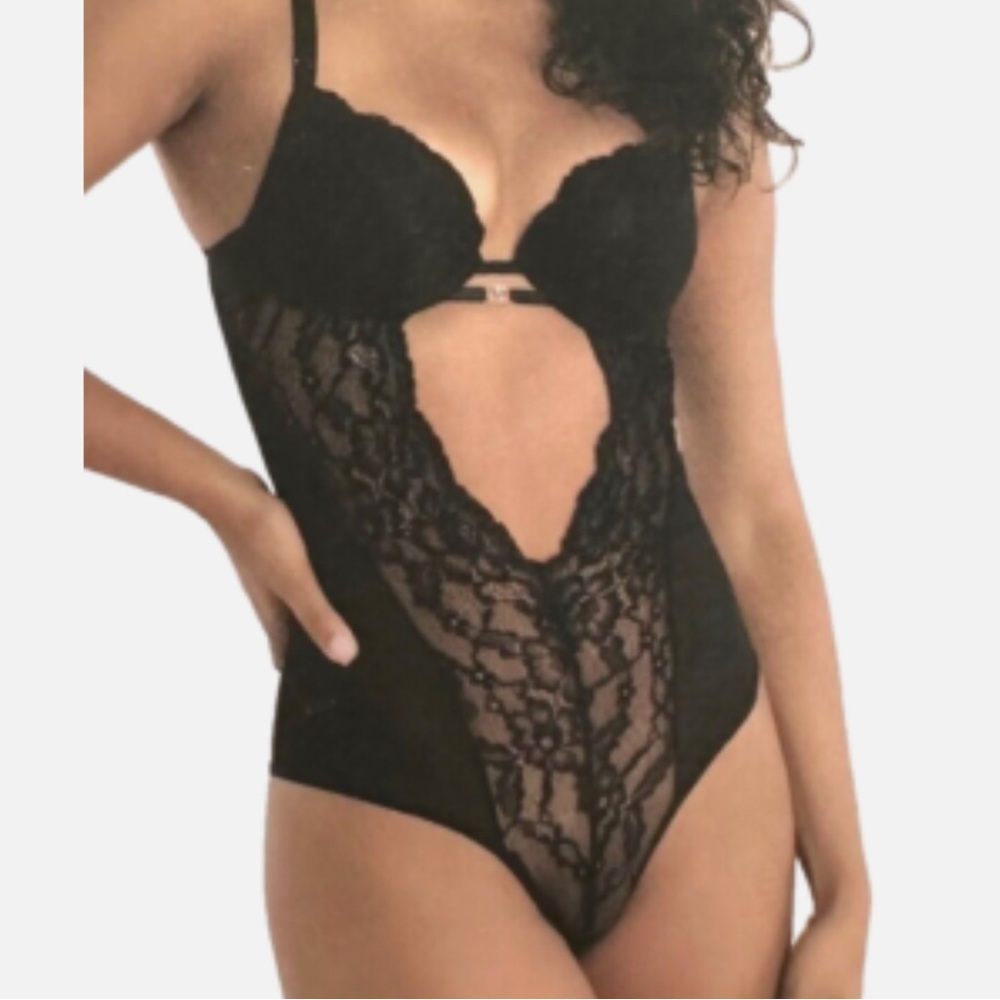 Juicy Couture Black Lace Bodysuit
